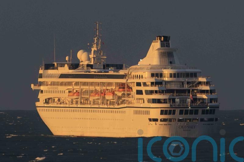Luxury liner lingers off Northern Ireland coast two days after leaving harbour
