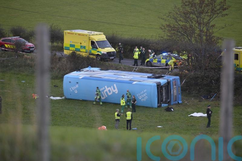 Four pupils in hospital after school bus crashes in Northern Ireland