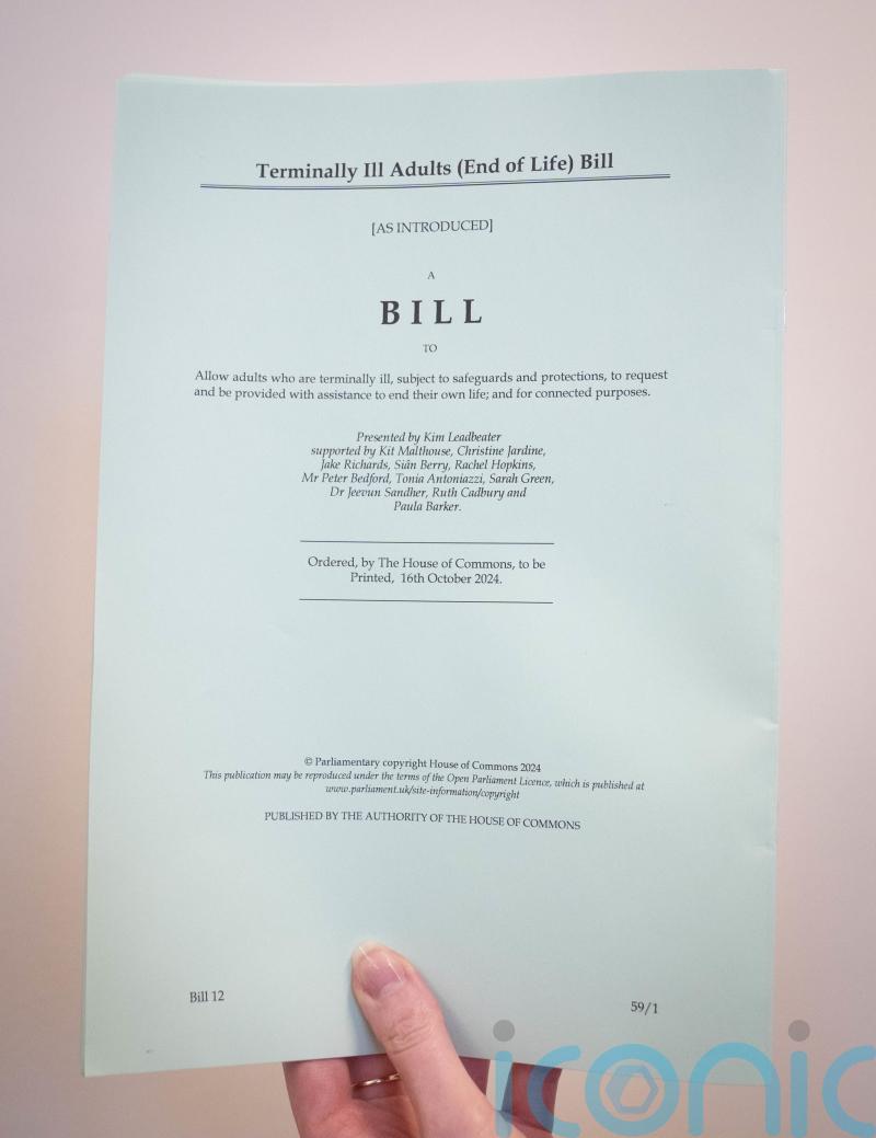 What is in the new assisted dying Bill MPs are considering?