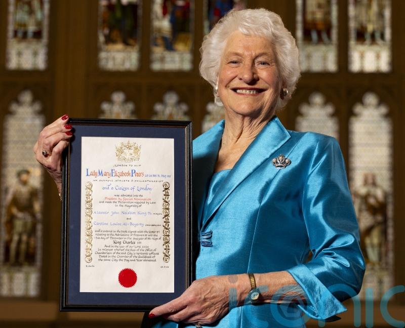 Lady Mary Peters joins ‘remarkable’ few awarded Freedom of City of London