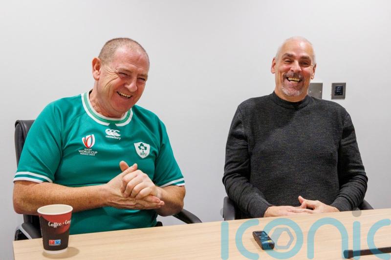 Ex-prisoners work together to break down barriers at former peace wall site