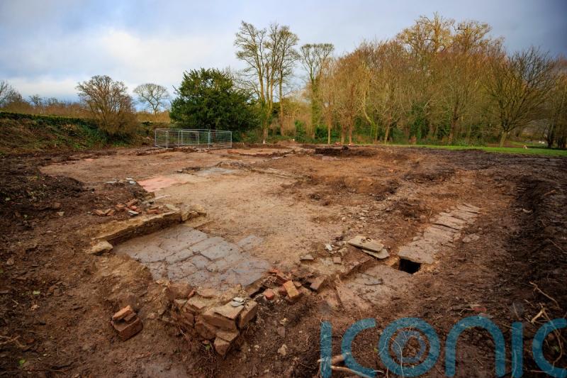 Remains of 300-year-old building complex unearthed by chance on country estate