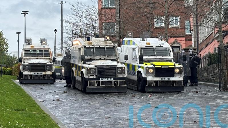 Man charged after violence which followed dissident parade
