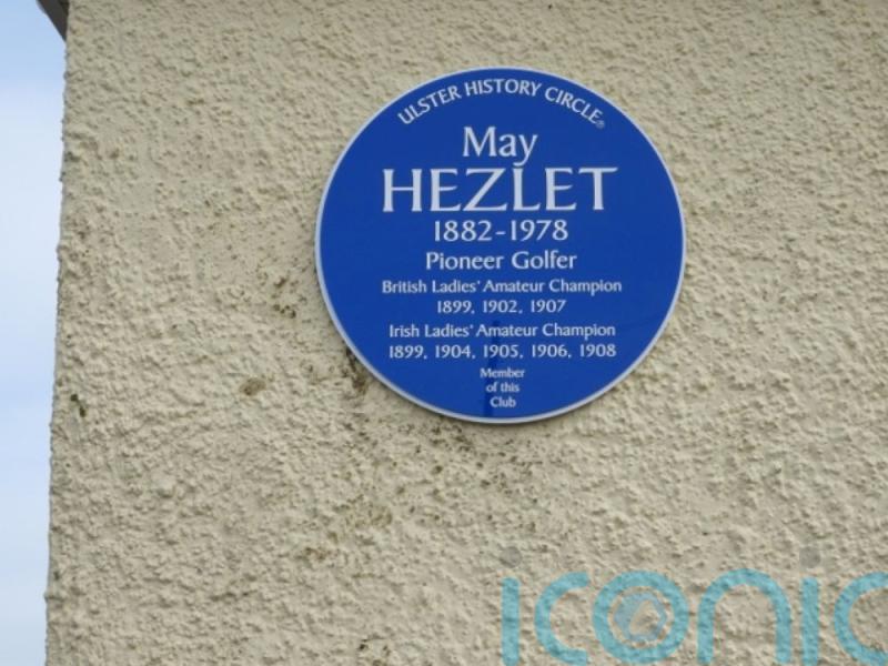 Plaque unveiled for 1890s champion teen golfer May Hezlet at Royal Portrush