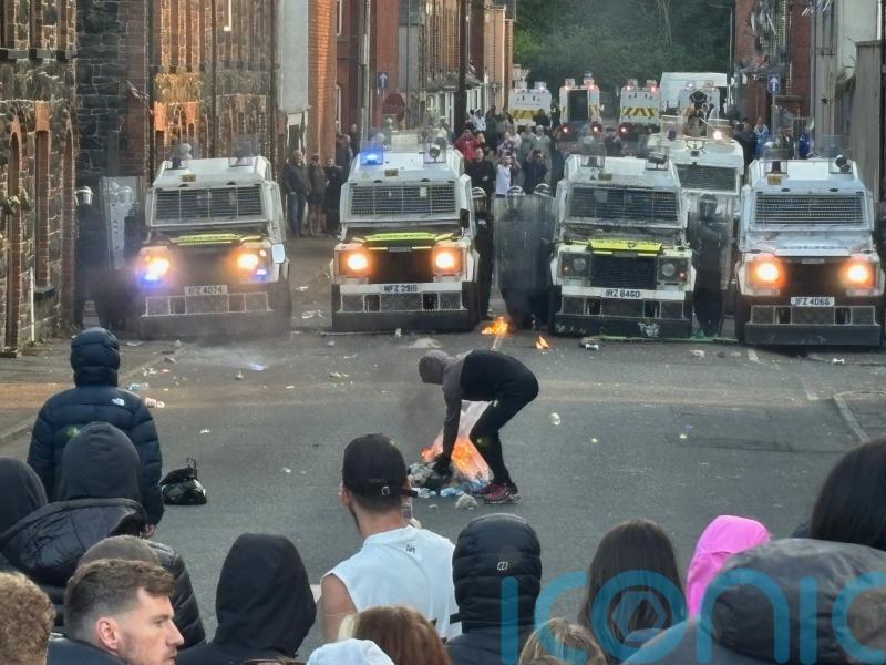 PSNI use water cannon in Ballymena after petrol bombs thrown at officers
