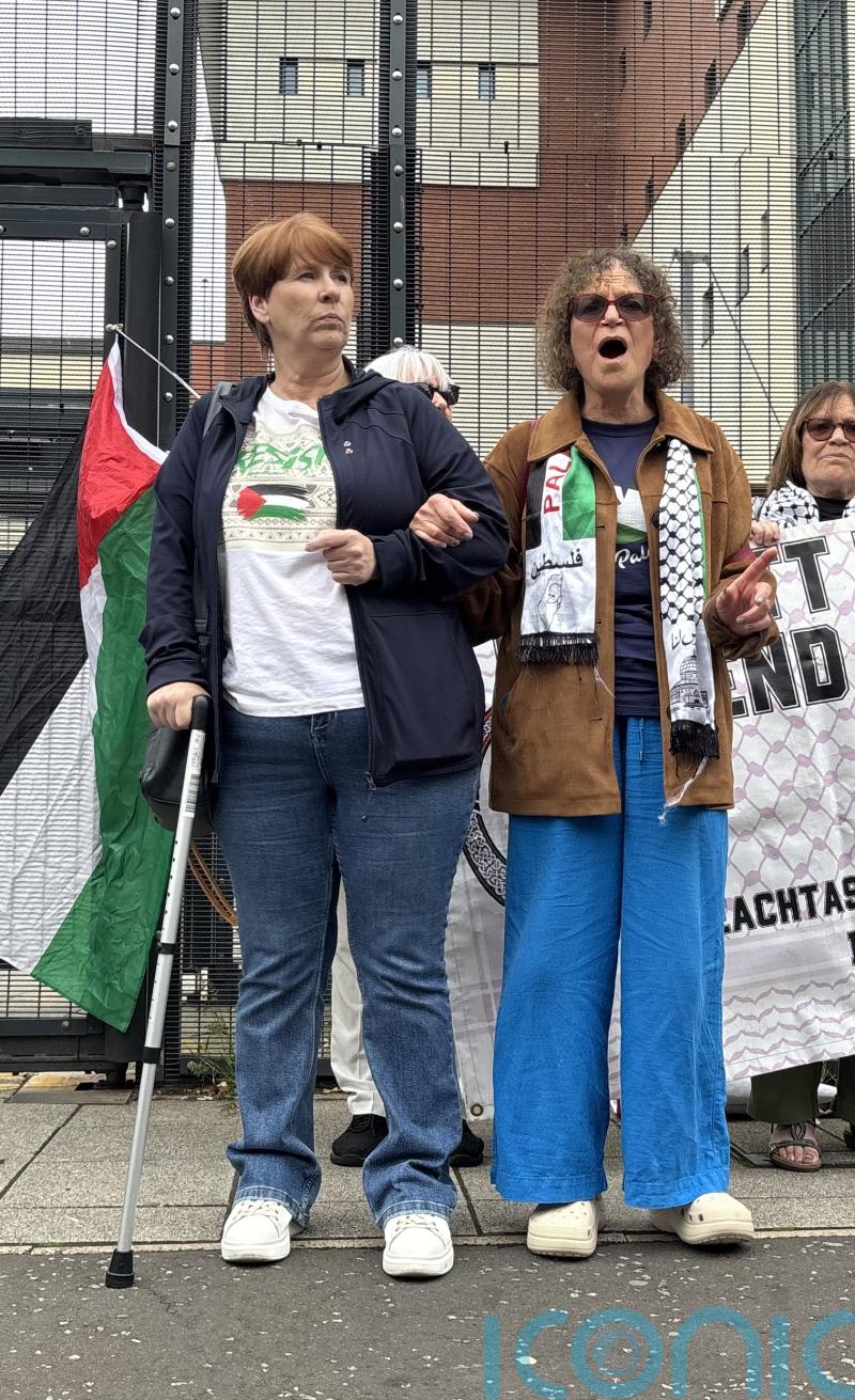 Grandmothers arrested at Palestine protest ‘robustly deny any criminal offence’