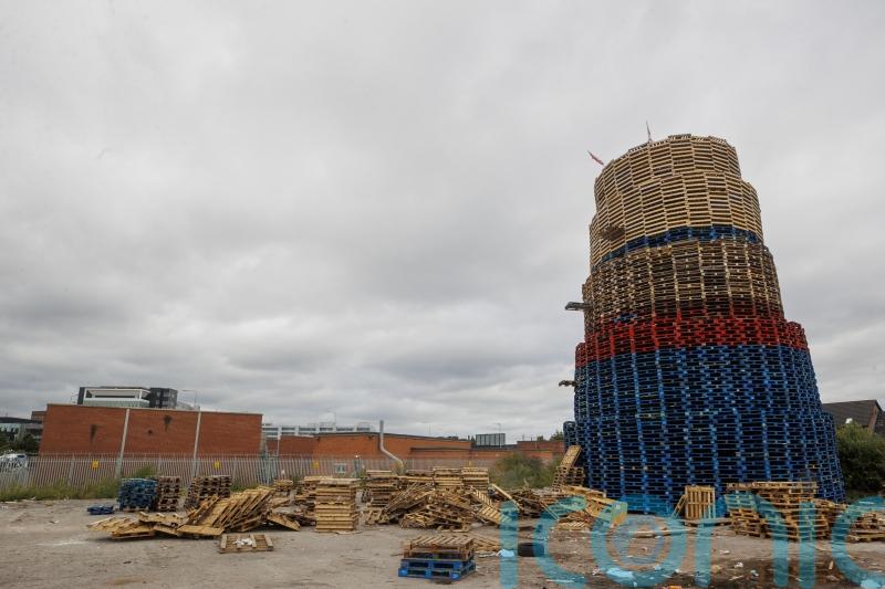 Contractor ‘on standby’ to remove controversial Belfast bonfire