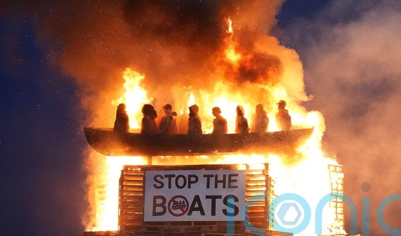 ‘Shameful’ that bonfire with migrant effigies was allowed to go ahead