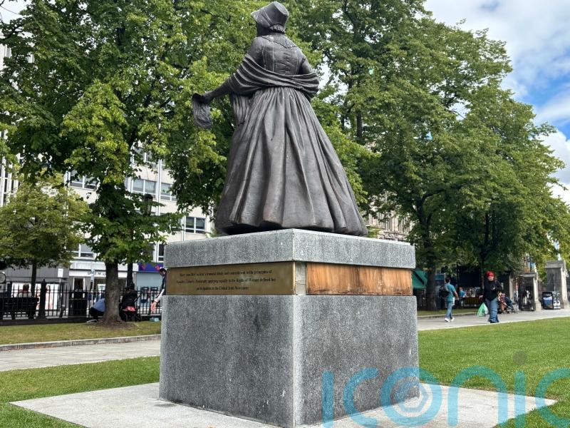 Dismay after statue of Mary Ann McCracken damaged