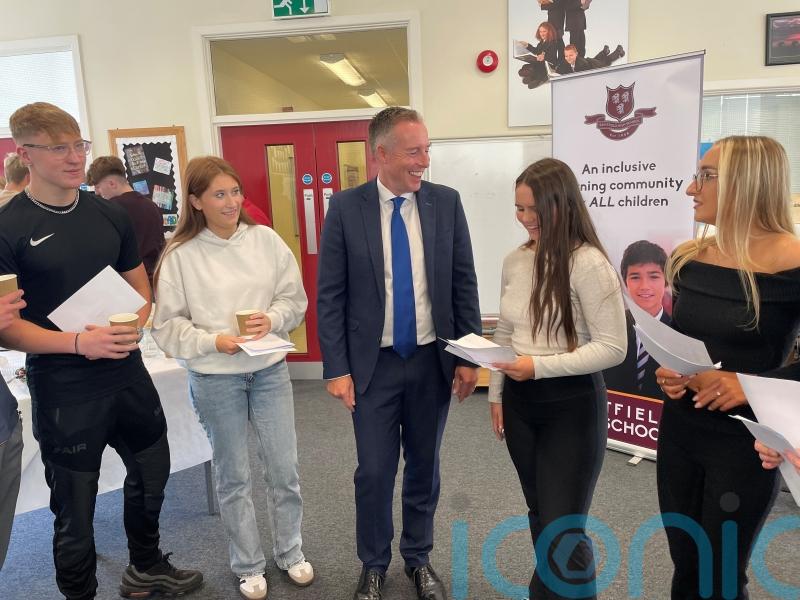 Givan among the nervous early risers on GCSE results day