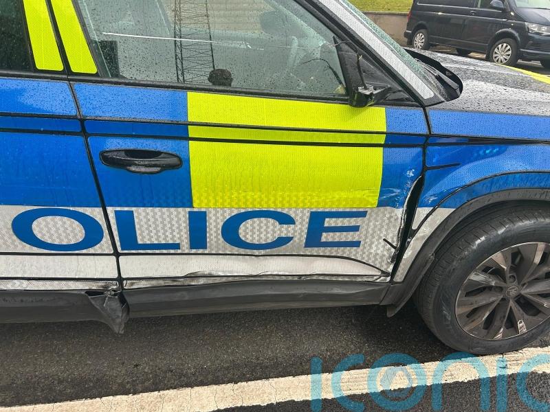 Officers injured as two police vehicles rammed in separate incidents