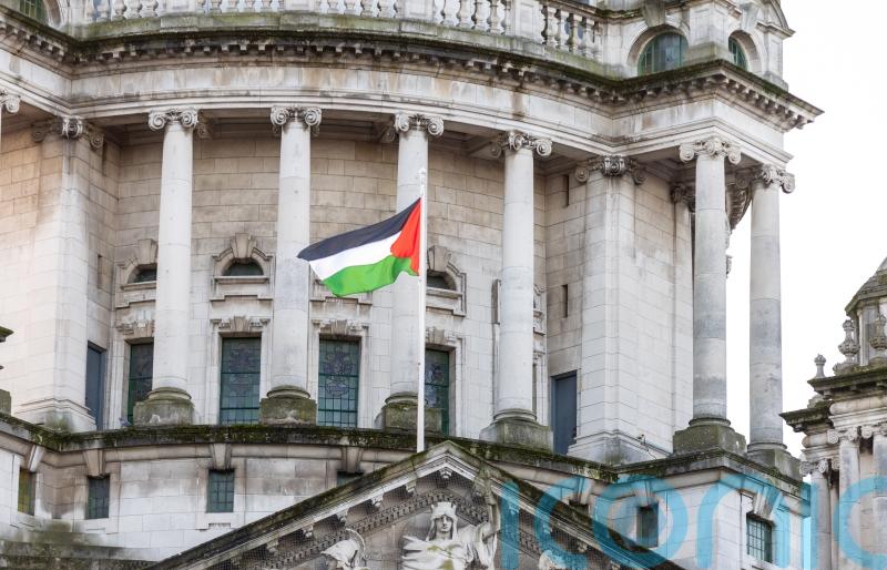 Judge rejects legal bid to remove Palestine flag flying on Belfast City Hall