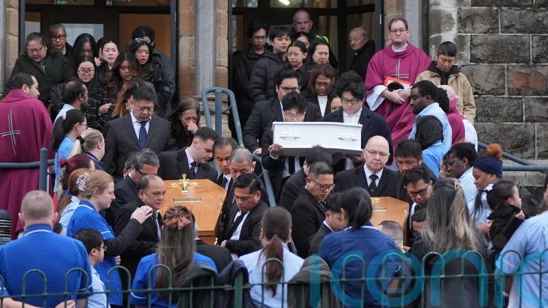 Couple and baby killed in crash &lsquo;filled with dreams and hopes&rsquo;, mourners told