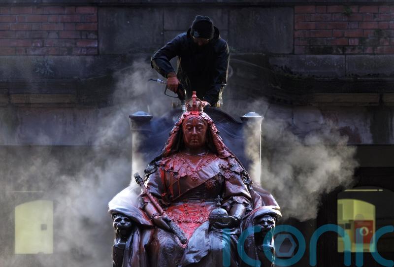 Statue of Queen Victoria in hospital complex vandalised in paint attack