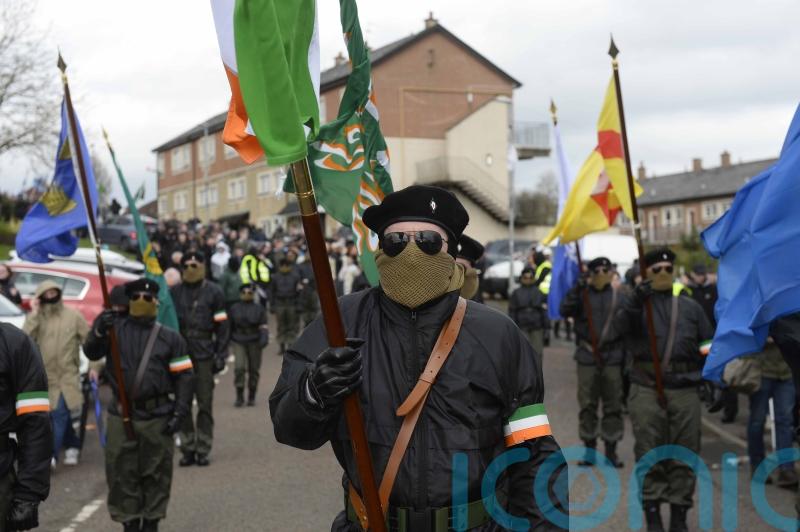 Dissident republican Easter parade held in Londonderry