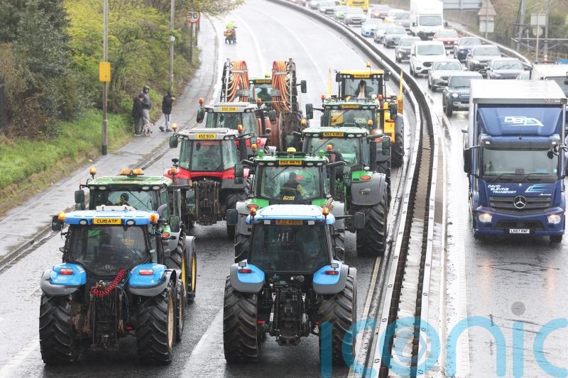 Slow-moving convoys cause disruption in Belfast and other locations