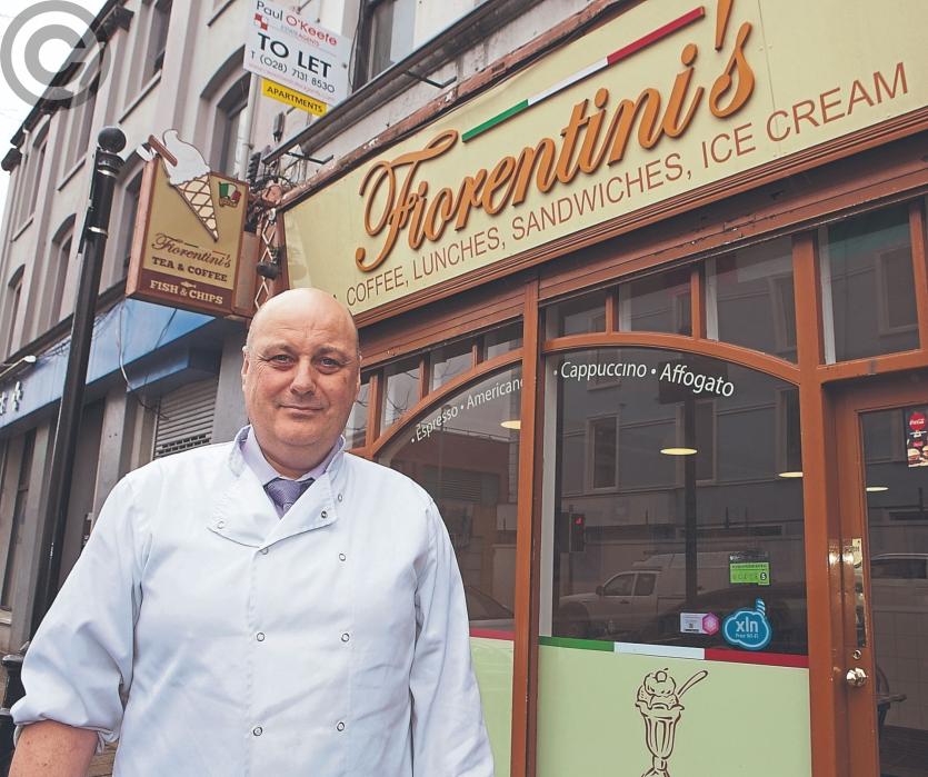 Michael Fiorentini is the third generation of the family to run an ice-cream parlour in Derry. 