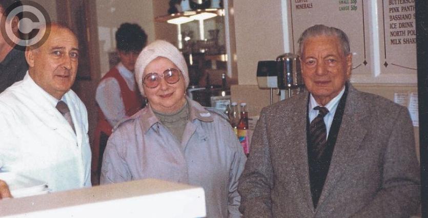 Sonny Firorentini and  Ignazio Fiorentini pictured with Bella Iannarelli.