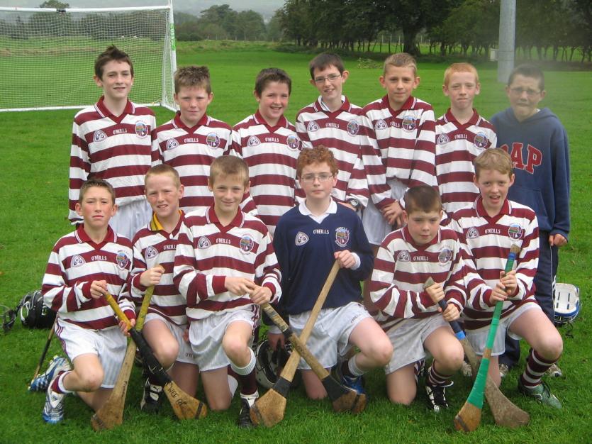 A Slaughtneil U12 hurling team from yesteryear
