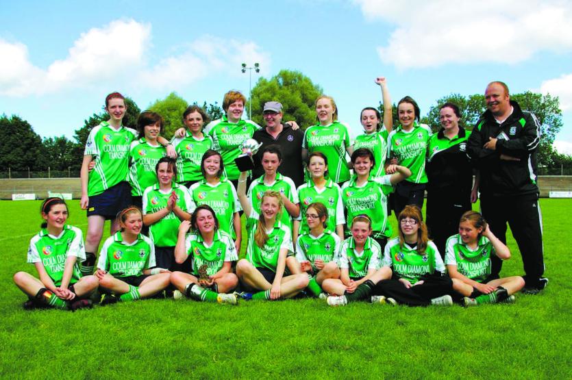 The Newbridge side that beat Slaughtneil 2-8 to 3-4 in the 2010 'B' Final (Pic: Darafota)