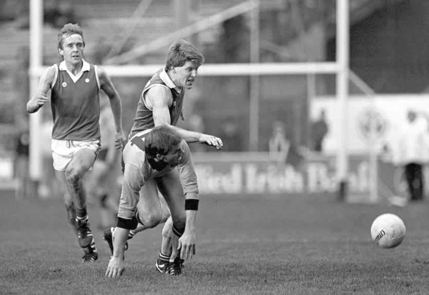 Brian McGilligan in action for Ireland in the 1987 Compromise Rules series at Croke Park (Pic: Ray McManus/Sportsfile)