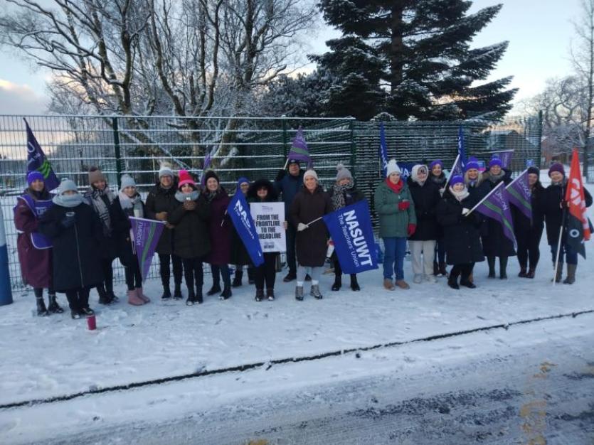 Limavady picket line