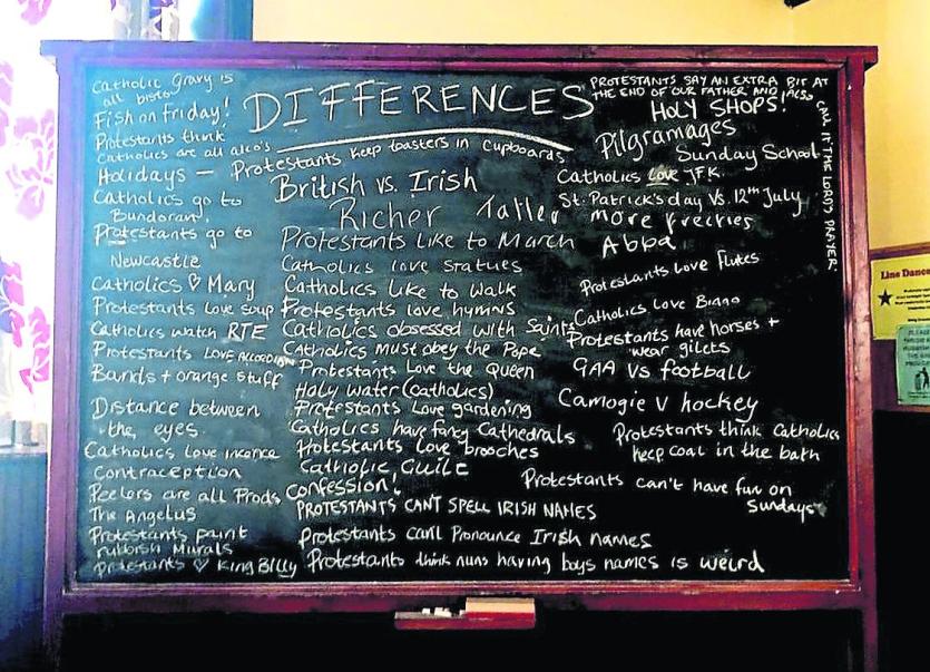 Derry Girls blackboard now a museum piece Derry Now