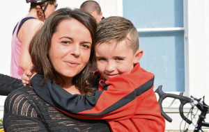 Patrice McKinney pictured with her son Caiden.