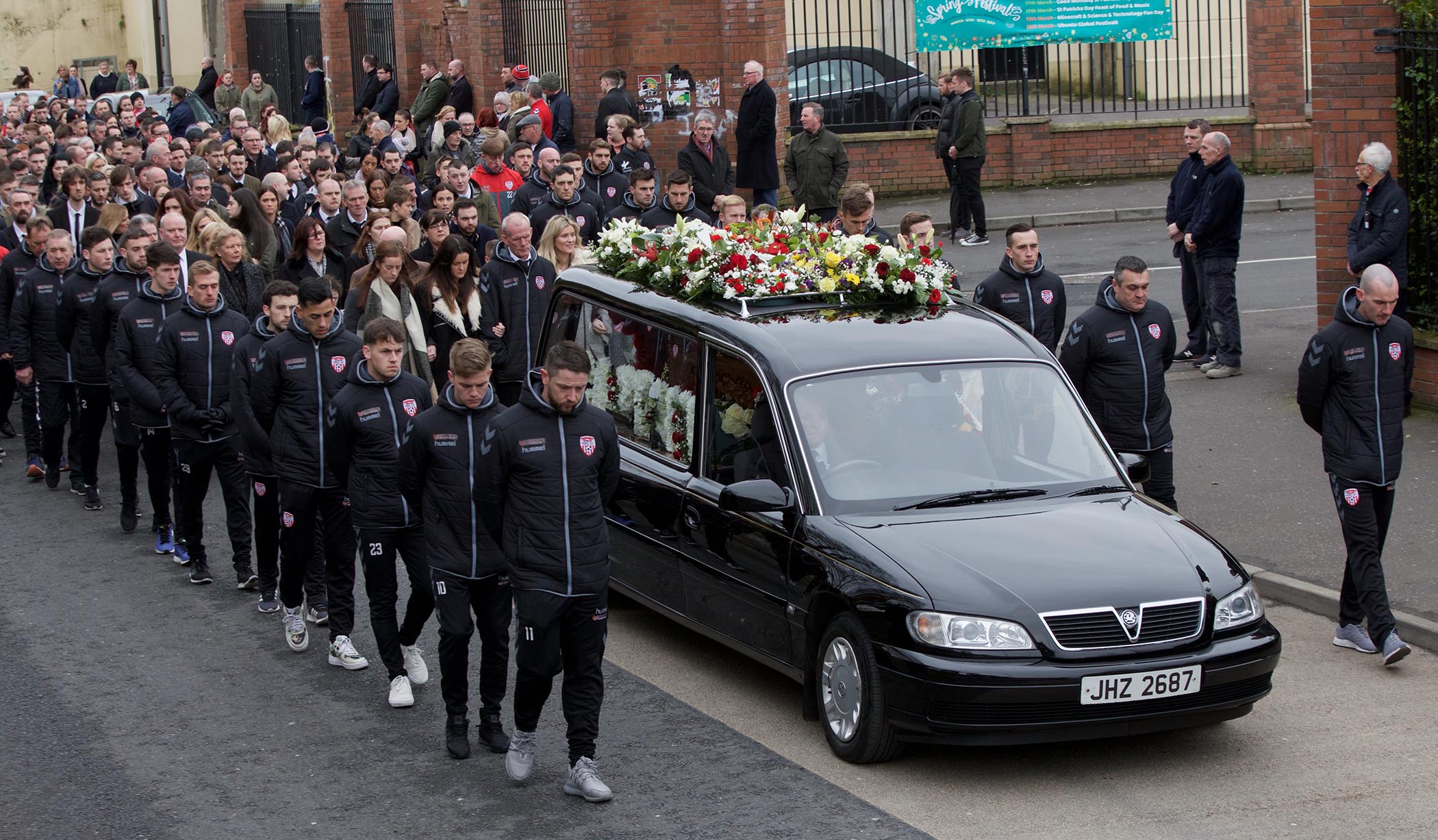 PHOTO GALLERY Funeral of Derry City FC captain Ryan McBride Photo 1 of 13 Derry Now