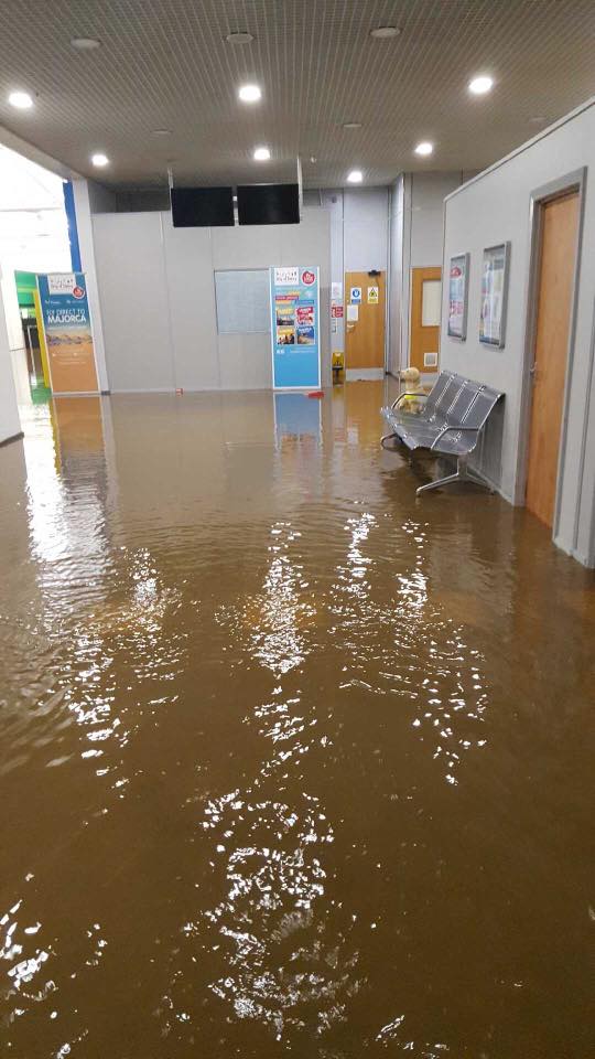 Floods in Derry: shocking scenes at City of Derry Airport as all