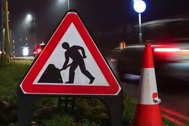 Roadworks will commence this Monday.