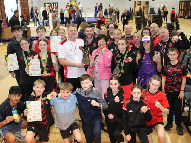 Banbridge Boxing Club celebrate