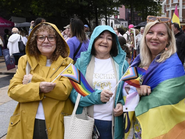 Donna Grant, Christine Lynch and Louise Jackson.