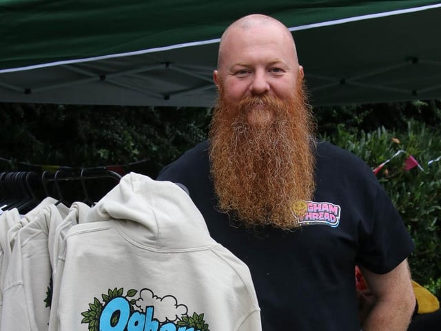 Richard Meehan, Ogham Thread pictured at Culmore Manor Fun Day. (Photo - Deirdre Heaney, nwpresspics)