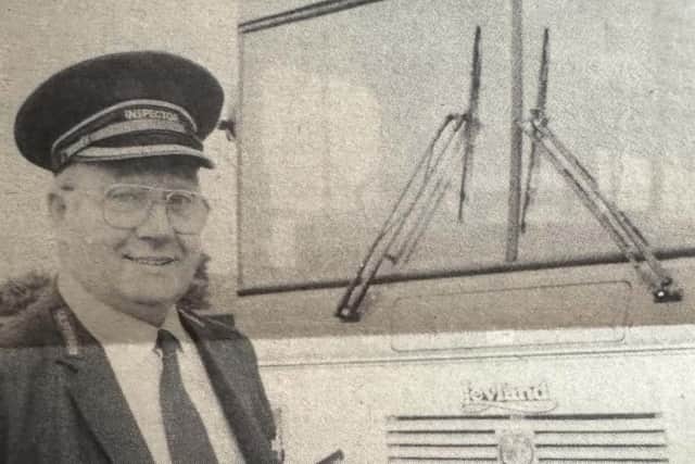 Noel's father, John Joe Christy, a bus driver with Ulster Transport Authority and Ulster Bus, who also completed 50 years.