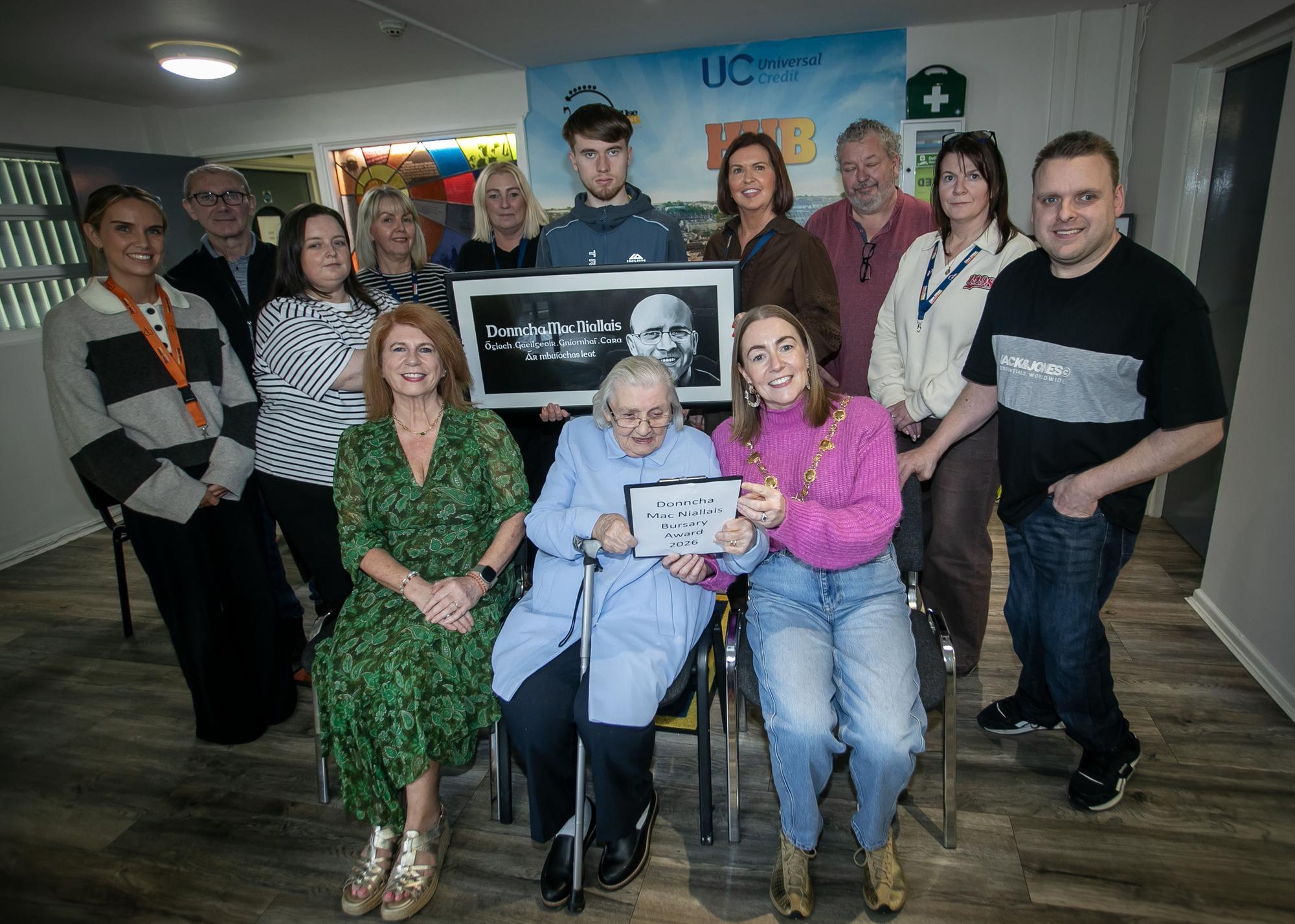 Fifth Donncha Mac Niallais Gaeltacht Bursary officially launched in Derry