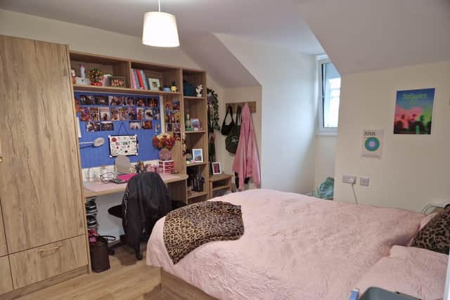 One of the spacious en-suite student rooms at Magazine Studios.