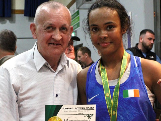 Gold medal winner at the Peter O’Donnell Box Cup