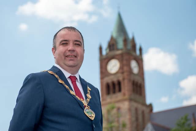 Brian Tierney during his mayoral year.