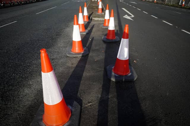 The works site will be subject to a mandatory 40mph speed limit restriction and overtaking will be prohibited for the duration of the works