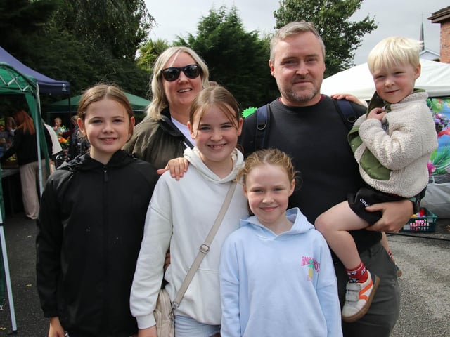 The Duddy Family pictured at Culmore Manor Fun Day.  (Photo - Deirdre Heaney, nwpresspics)